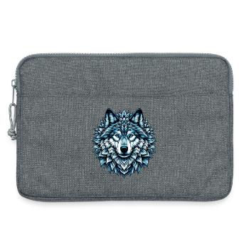 Loup - Sacoche pour ordinateur portable 13 pouces - gris chiné - Devant