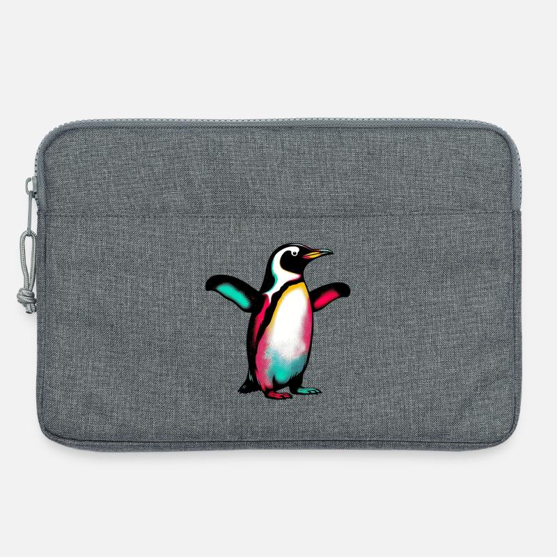 Pinguin - Laptoptasche 13" - Grau meliert