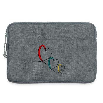 BONNE FÊTE. MAMAN. FÊTE DES MÈRES - Sacoche pour ordinateur portable 13 pouces - gris chiné - Devant