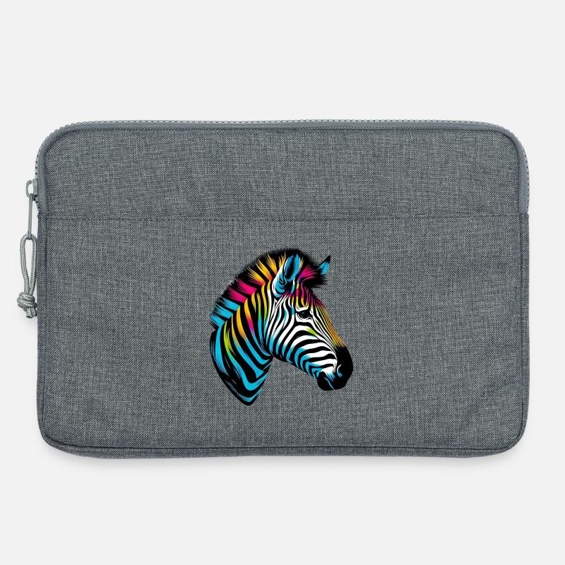Zebra - Laptoptasche 13" - Grau meliert