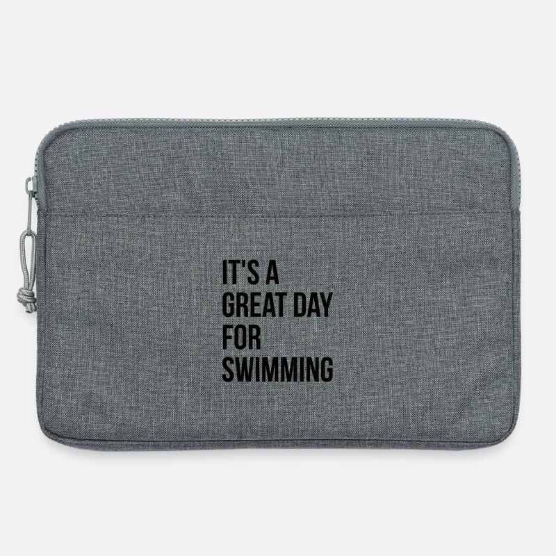 schwimmen - Laptoptasche 13" - Grau meliert