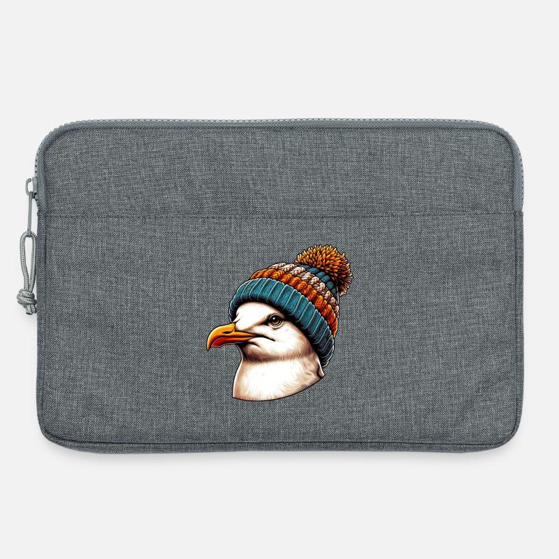 Möwe - Laptoptasche 13" - Grau meliert