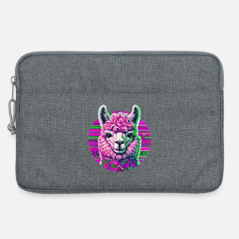 Alpaka - Laptoptasche 13" - Grau meliert