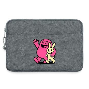 Happy Friends! - Laptop bag 13" - heather grey - Front