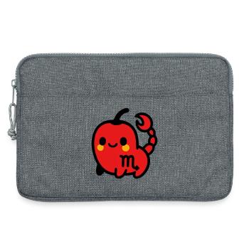 Piment doux Scorpion - Sacoche pour ordinateur portable 13 pouces - gris chiné - Devant