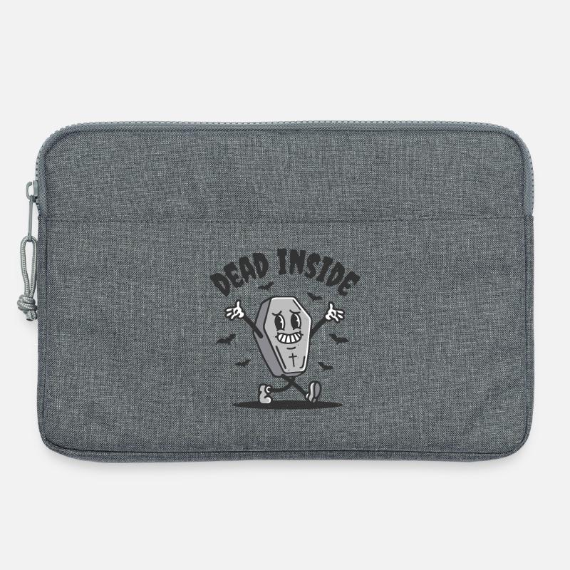 Tot im lustigen Sarg - Laptoptasche 13" - Grau meliert