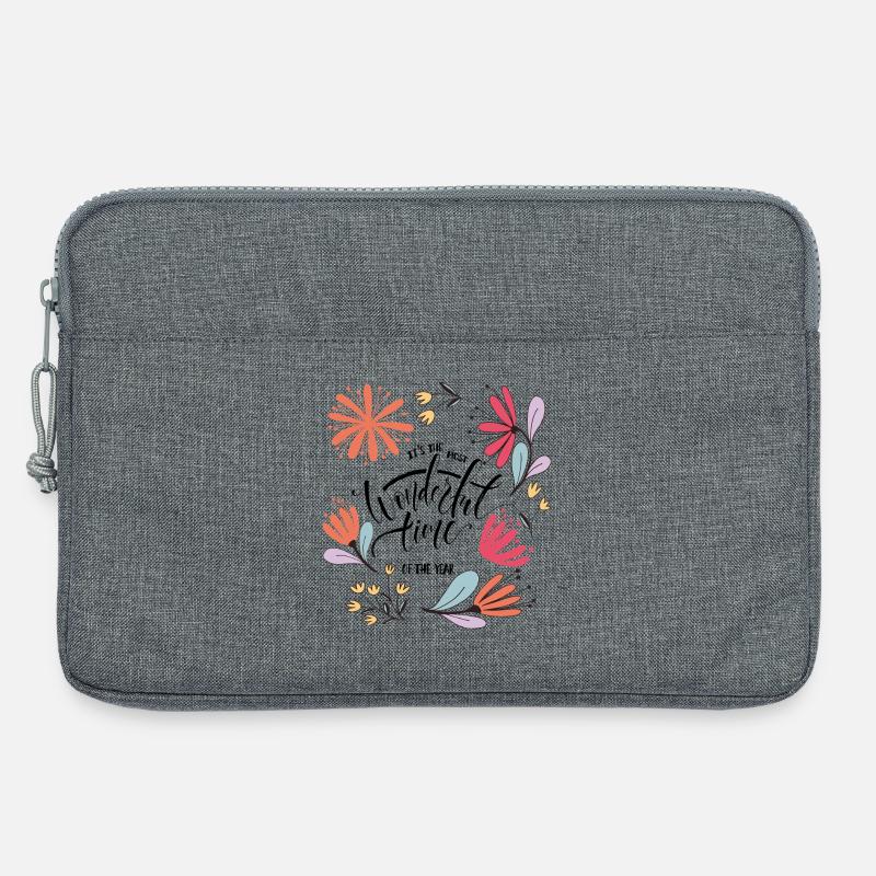 Wonderful Time - Laptoptasche 13" - Grau meliert