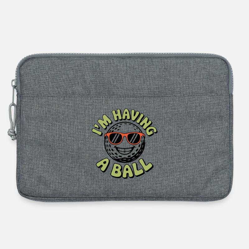 Ich habe einen Ball - Laptoptasche 13" - Grau meliert
