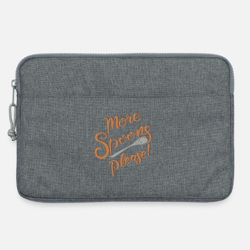 More Spoons please! - Laptop bag 13" - heather grey