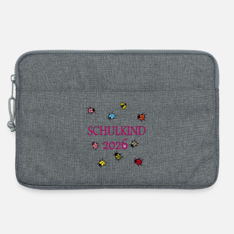stolzes Schulkind - Laptoptasche 13" - Grau meliert