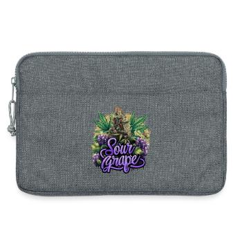 Sour Grape - Laptop bag 13" - heather grey - Front