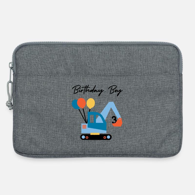 Schwebender Baustellentraum - Laptoptasche 13" - Grau meliert