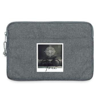 Bike - Laptop bag 13" - heather grey - Front