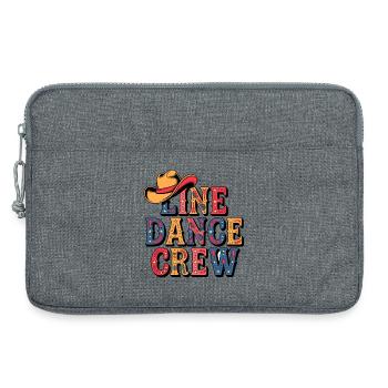 Équipe de danse en ligne - Sacoche pour ordinateur portable 13 pouces - gris chiné - Devant