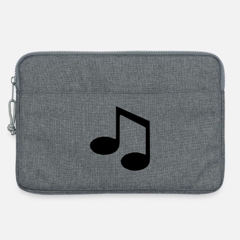Music note - Laptop bag 13" - heather grey
