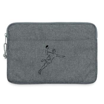 Handball - Laptoptasche 13" - Grau meliert - Vorne