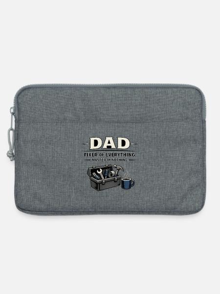 Dad – Fixer of Everything, Master of Nothing - Laptop bag 13" - heather grey