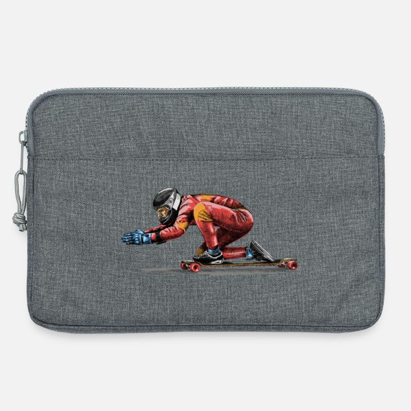 Longboard - Laptoptasche 13" - Grau meliert
