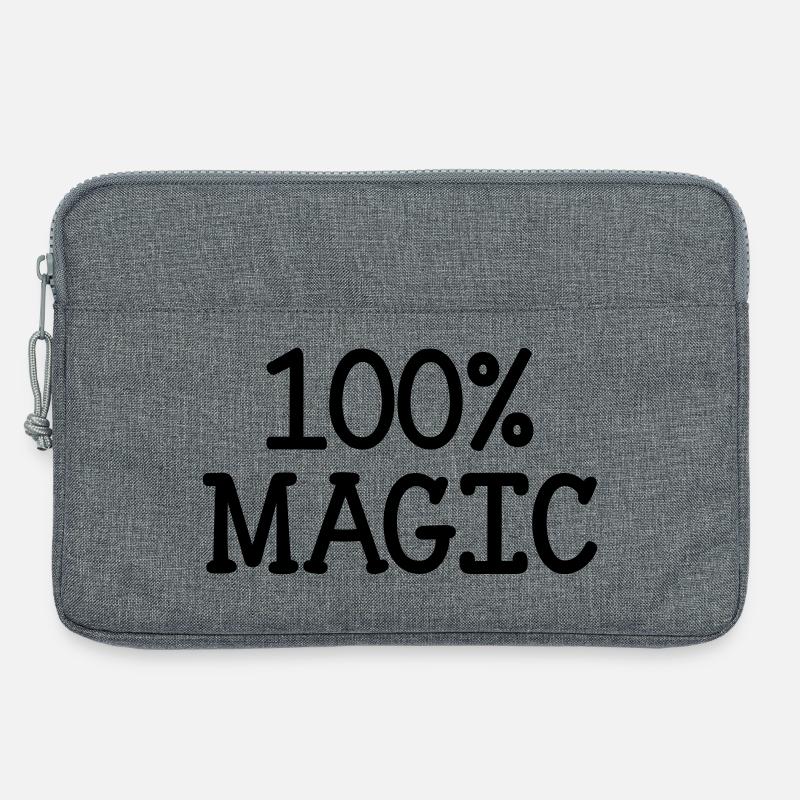 100% Magic - Laptoptasche 13" - Grau meliert