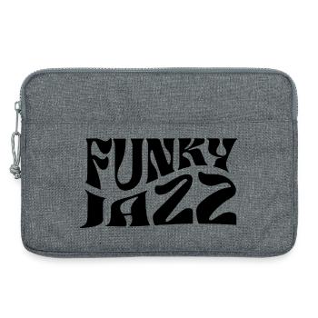 Funky Jazz music logo design - Laptop bag 13" - heather grey - Front