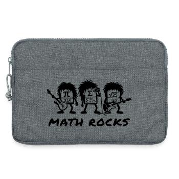 Mathe Rockt Formeln Schulhumor - Laptoptasche 13" - Grau meliert - Vorne