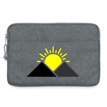 Sun Mountains Landscape - Laptop bag 13" - heather grey - Front
