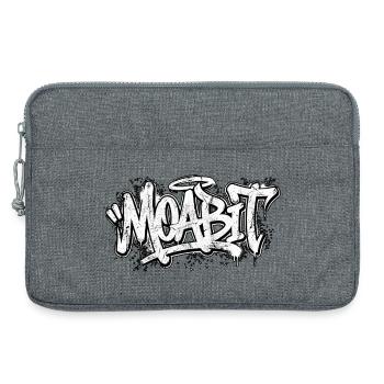 Moabit Berlin Graffiti Oldschool Hip Hop - Laptop bag 13" - heather grey - Front