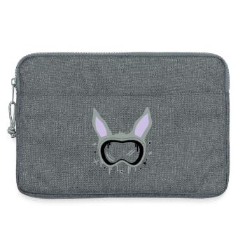 Ski Bunny - Laptop bag 13" - heather grey - Front