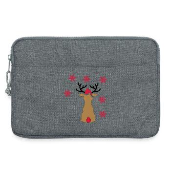 élan - Sacoche pour ordinateur portable 13 pouces - gris chiné - Devant