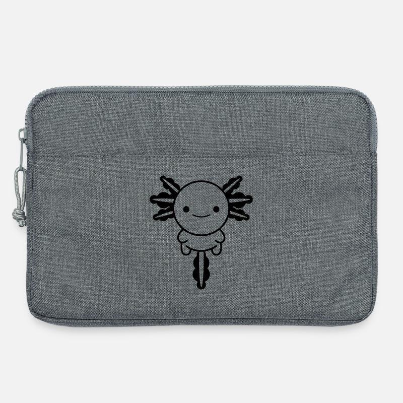 Axolotl - Laptoptasche 13" - Grau meliert