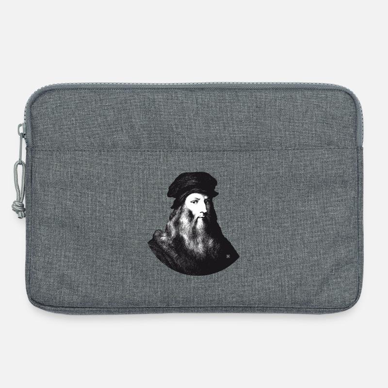 Leonardo Da Vinci - Laptoptasche 13" - Grau meliert