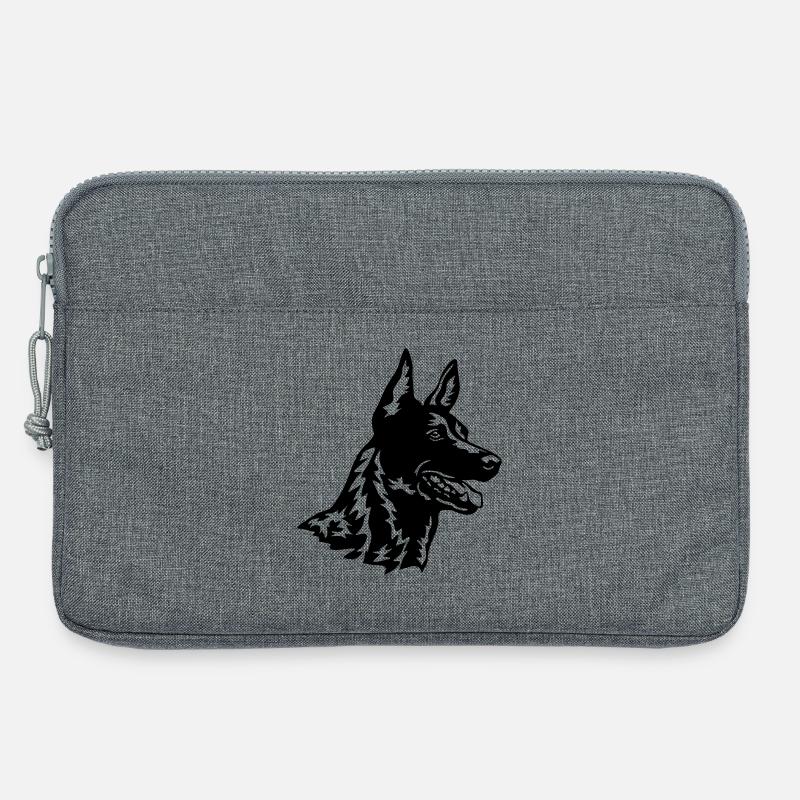 Hollandse Herder Kopf - Laptoptasche 13" - Grau meliert
