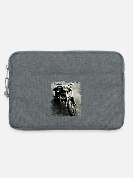 MZ RT 125 Zschopau - Laptoptasche 13" - Grau meliert
