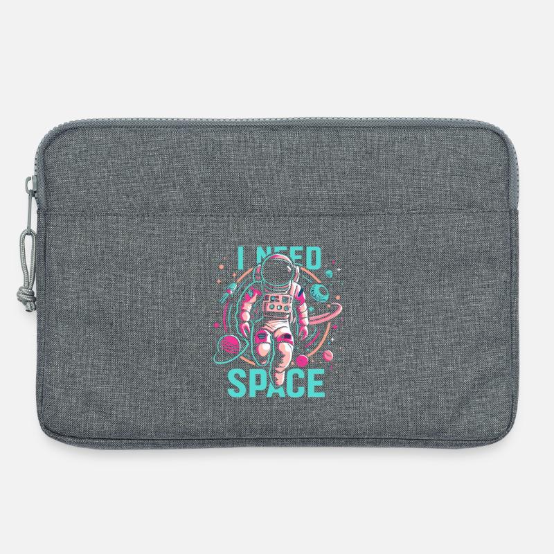 I need Space Astronaut - Laptoptasche 13" - Grau meliert