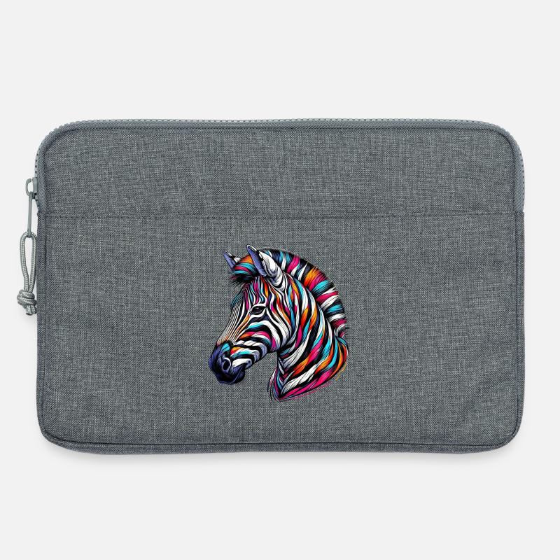 Zebra - Laptoptasche 13" - Grau meliert