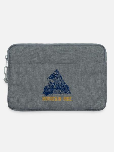 Mountainbike - Laptoptasche 13" - Grau meliert