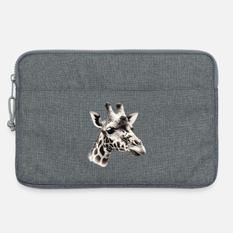 Giraffe - Laptoptasche 13" - Grau meliert