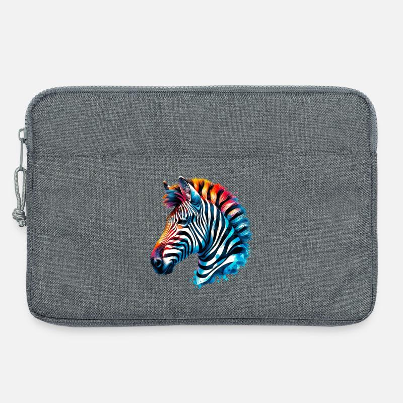 Zebra - Laptoptasche 13" - Grau meliert
