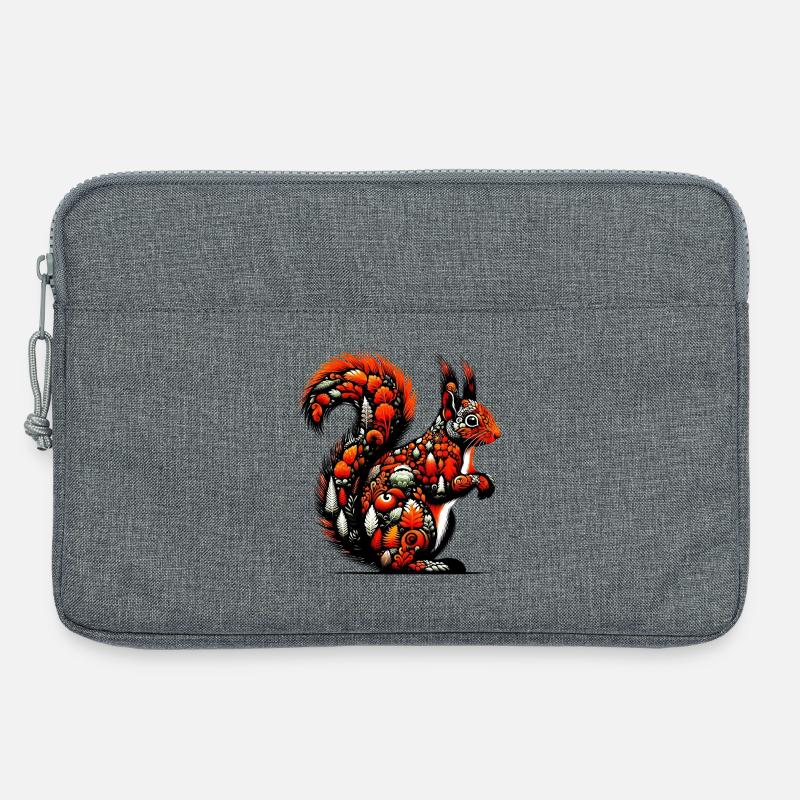 Eichhörnchen - Laptoptasche 13" - Grau meliert