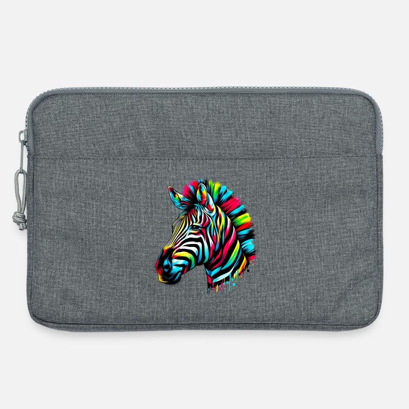 Zebra - Laptoptasche 13" - Grau meliert