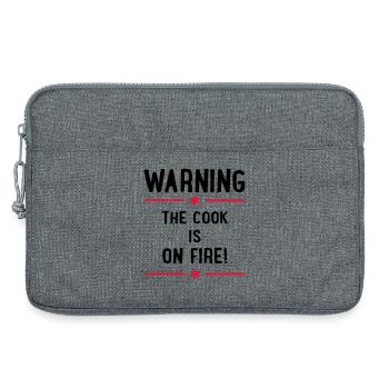 Funny sayings for chefs - Laptop bag 13" - heather grey - Front
