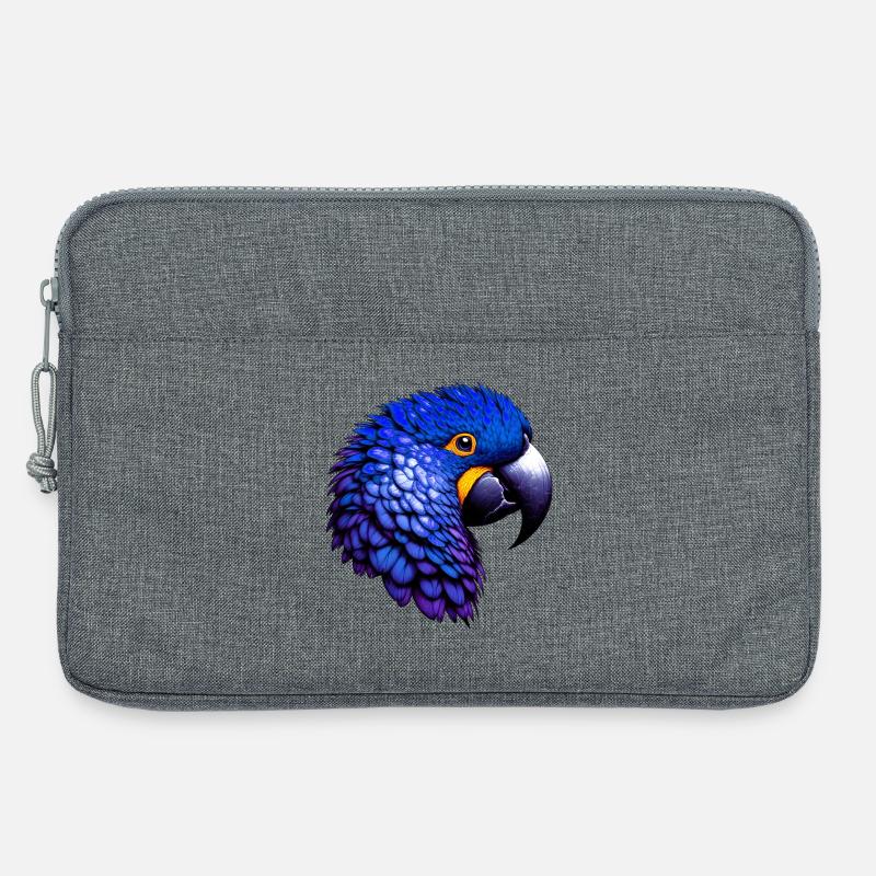 Papagei - Laptoptasche 13" - Grau meliert