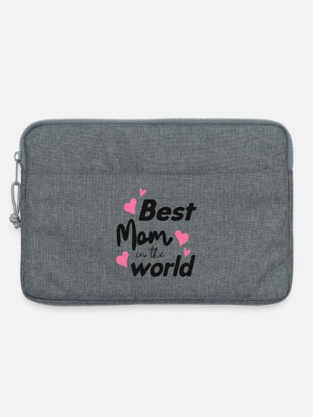 Best Mom - Laptoptasche 13" - Grau meliert