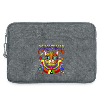 PSYCATDELIC - Laptop bag 13" - heather grey - Front