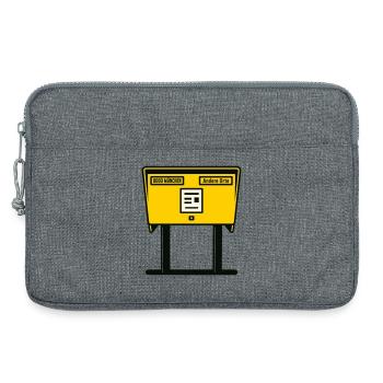 Boîte aux lettres jaune Munich - Sacoche pour ordinateur portable 13 pouces - gris chiné - Devant