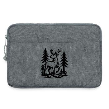 Reh - Laptoptasche 13" - Grau meliert - Vorne