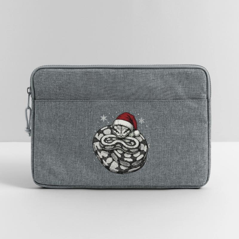 Serpent roi python roi de Noël Python boule Sacoche pour ordinateur portable 13 pouces
