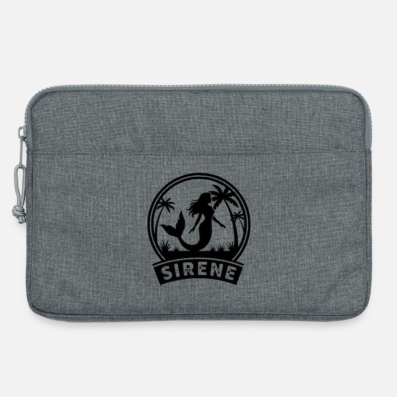 Meerjungfrau - Laptoptasche 13" - Grau meliert