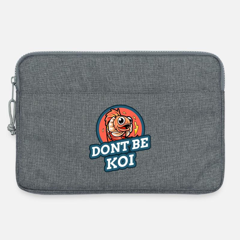 Sei kein Koi - Laptoptasche 13" - Grau meliert