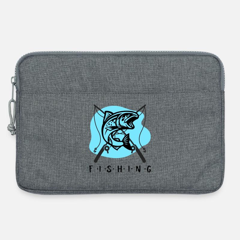 F.I.S.H.I.N.G - Laptoptasche 13" - Grau meliert